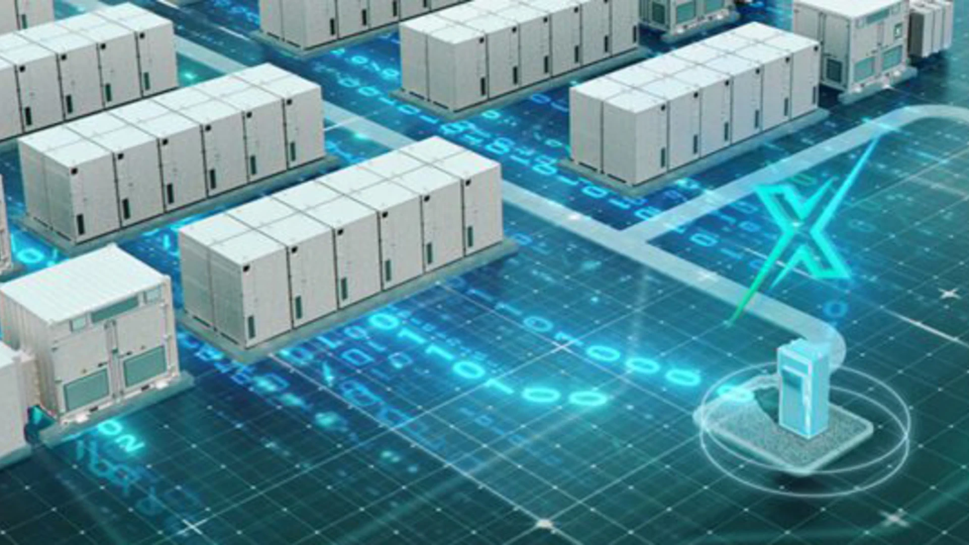 Conceptual rendering of battery energy storage system