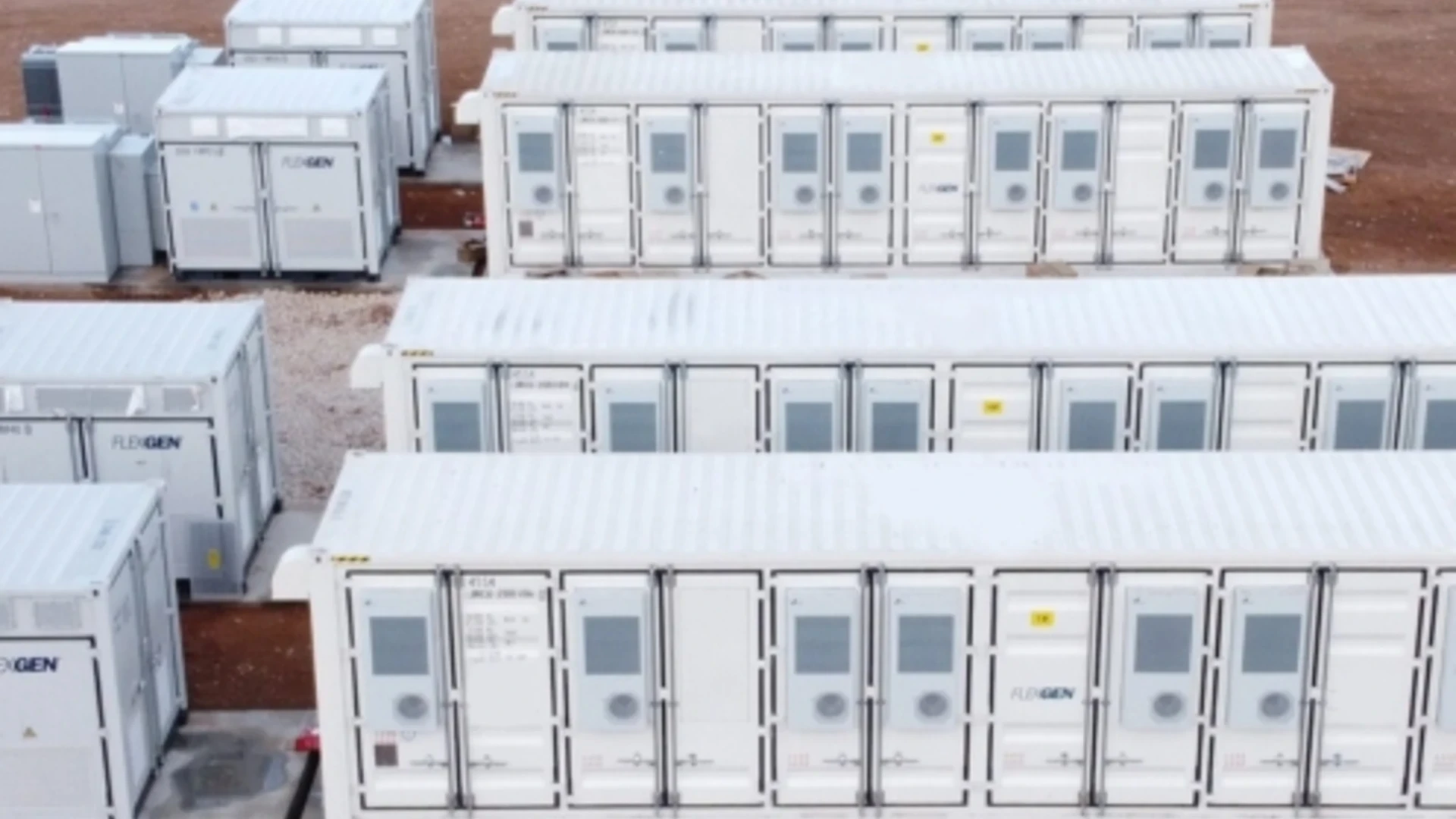 Photo of battery energy storage site