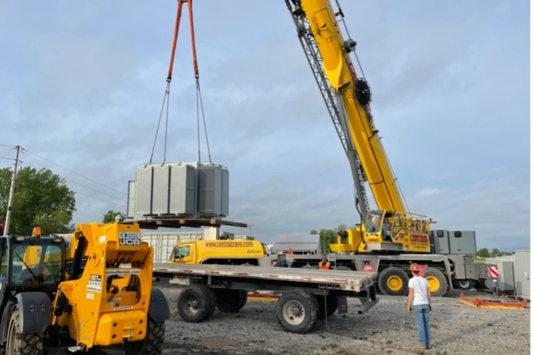 image of development phase of battery energy storage site