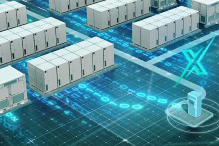 Conceptual rendering of battery energy storage system