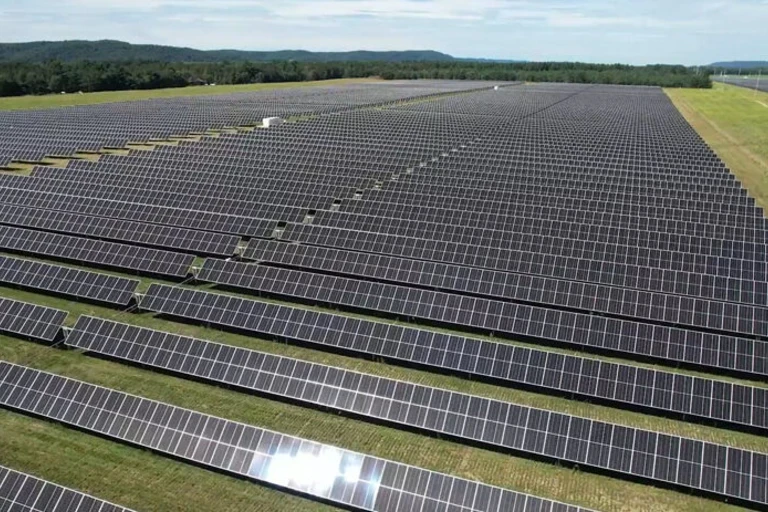 Photo of solar farm