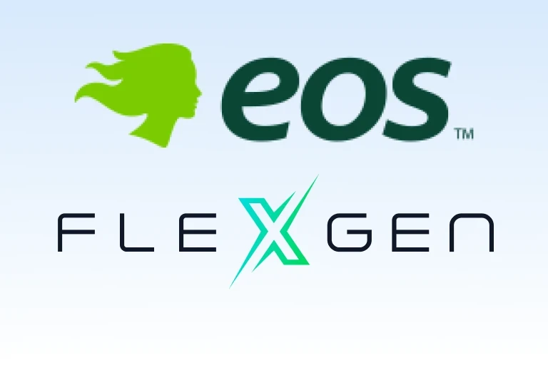 eos and flexgen logos