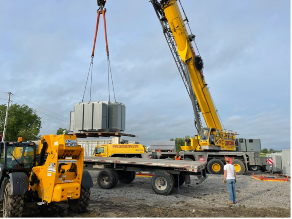 image of development phase of battery energy storage site